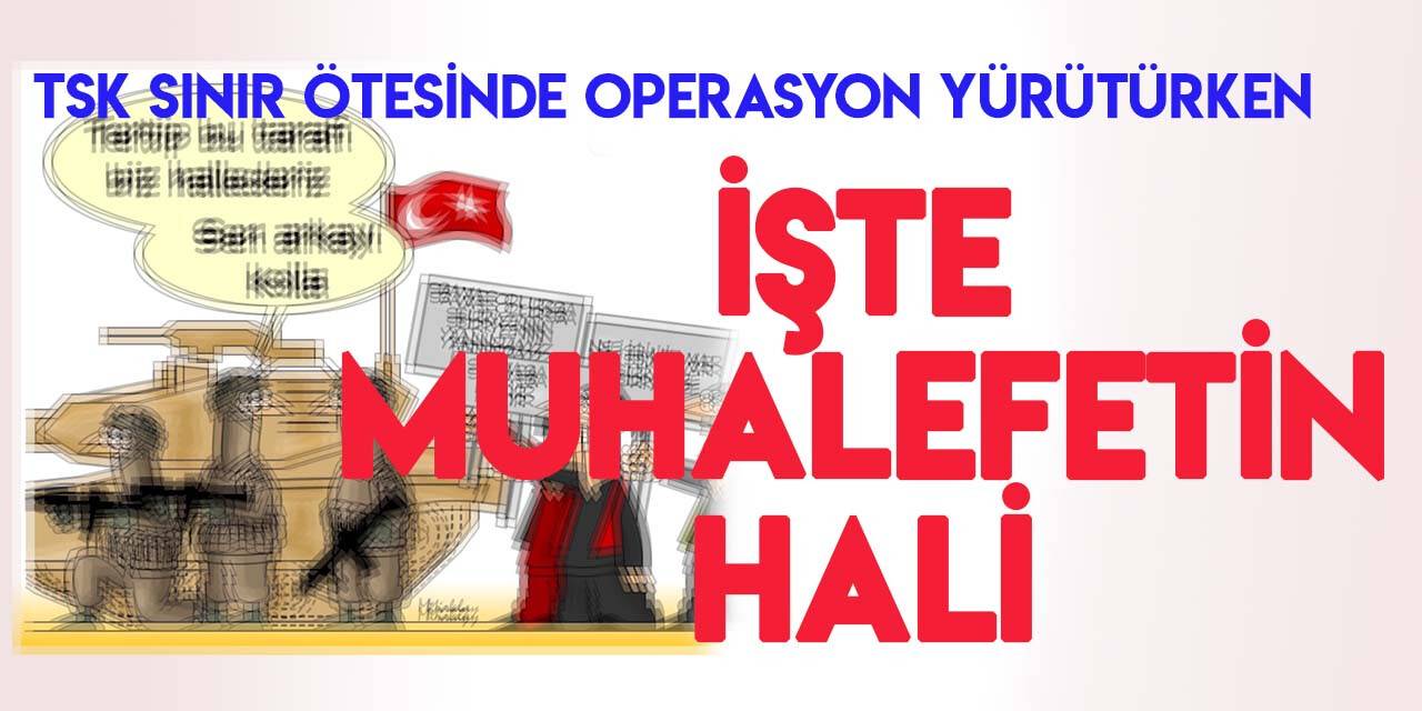 Misvak, TSK sınır ötesinde operasyon yürütürken muhalefeti kapak yaptı