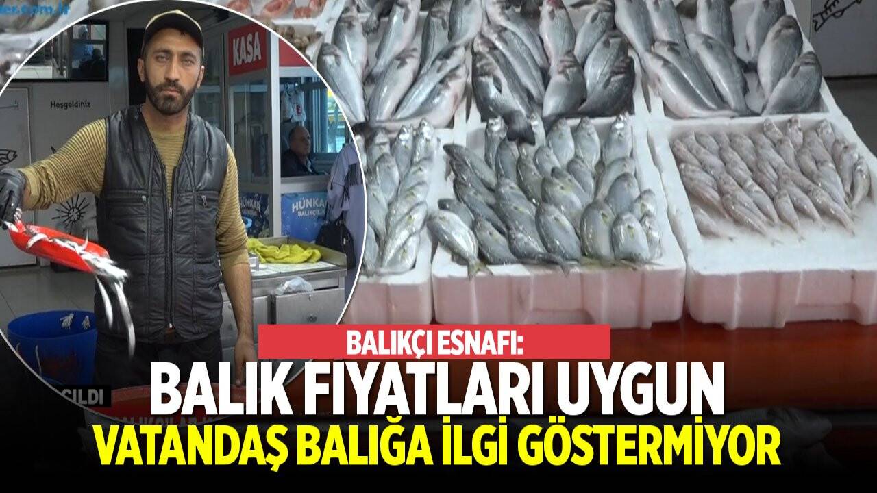 Balık fiyatları uygun: Konyalılar yeterli ilgi göstermiyor