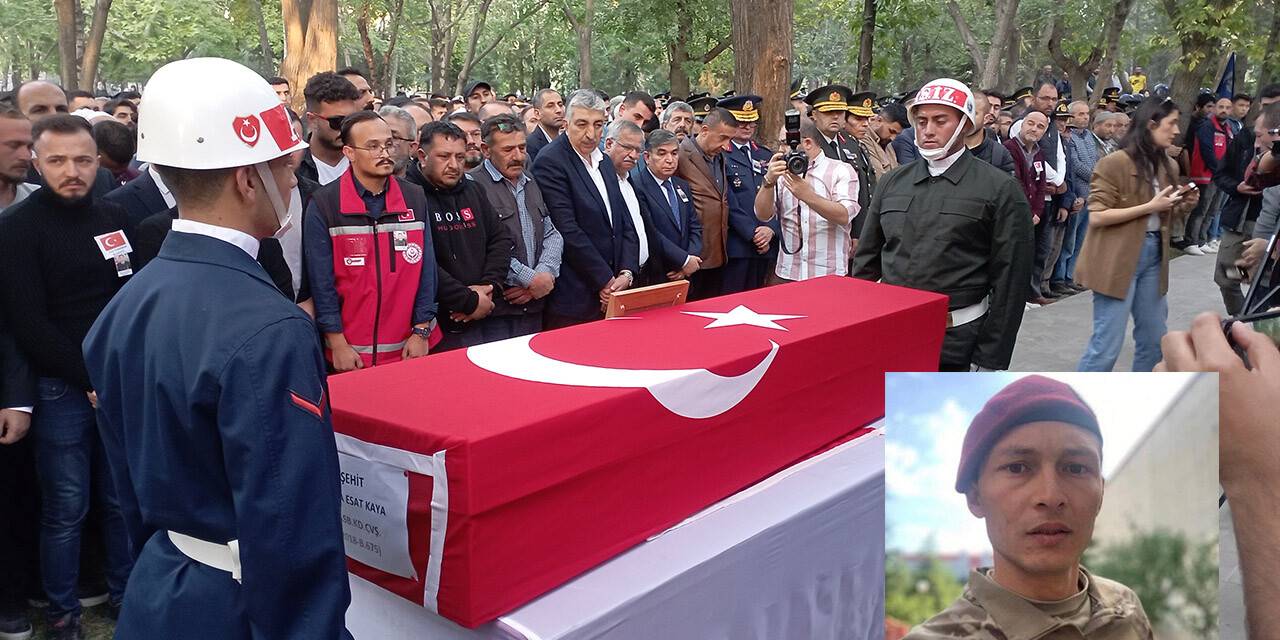 Konyalı Şehit Piyade Astsubay Kıdemli Çavuş Musa Esat Kaya, dua ve tekbirlerle toprağa verildi