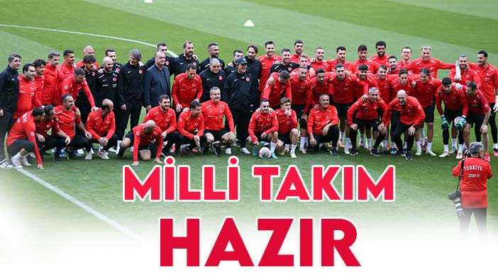 Türkiye A Milli Futbol Takımı, Letonya maçı hazırlıklarını tamamladı