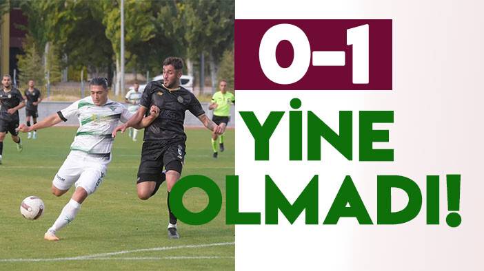 1922 Konyaspor 6. haftada da galibiyet özlemini dindiremedi