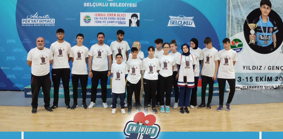 Masa Tenisinde "En iyiler 16" heyecanı Konya'da yaşandı