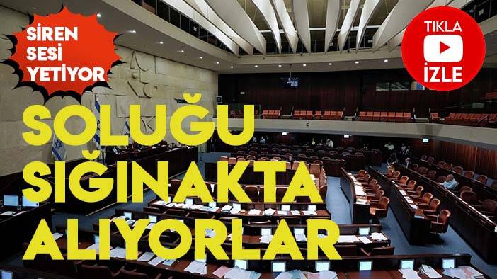 Gazze'de sivillerin üzeine binlerce ton bomba yağdıran işgalci İsraillilerin "siren" korkusu!