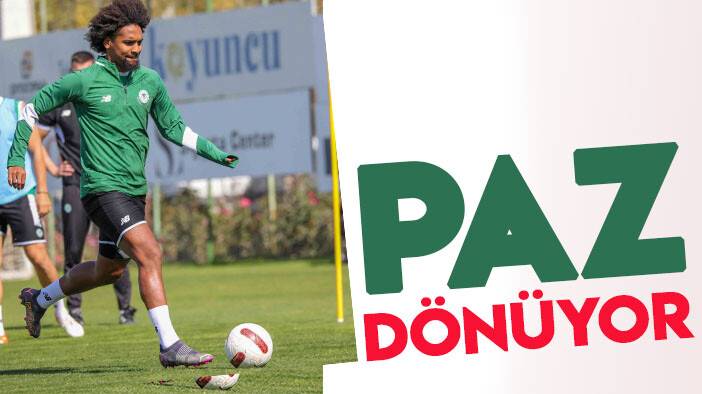 Tümosan Konyaspor'da Bruno Paz sevinci