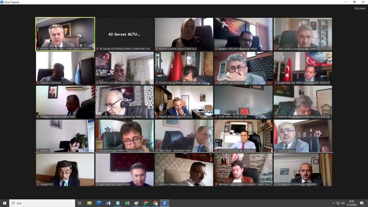 Konyada'ki okulların durum değerlendirmesi yapıldı