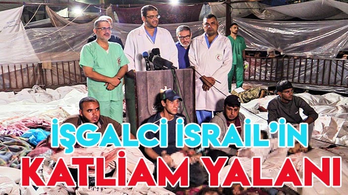 İsrail'in hastane katliamın suçunu üzerinden atma çabalarını DMM ortaya çıkardı