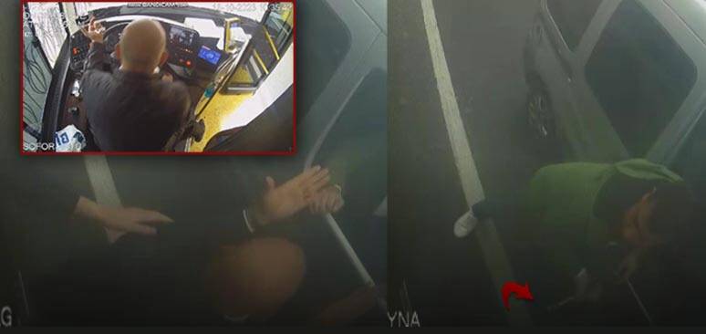 İstanbul bir sürücü tartıştığı İETT şoförüne baltayla saldırdı (VİDEOLU)