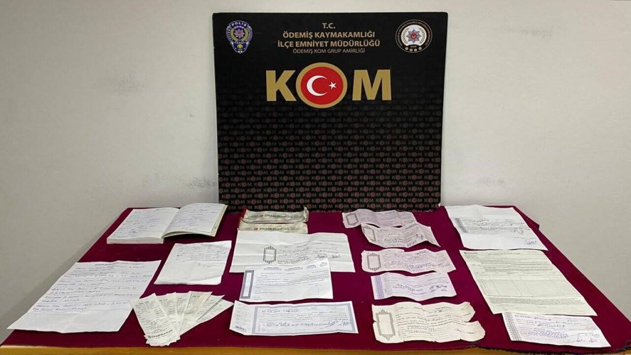 İzmir Ödemiş'te tefecilik yaptığı belirlenen kişilere operasyon: 6 gözaltı