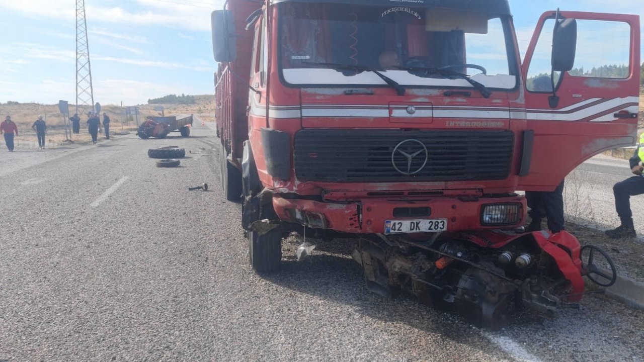 Konya Beyşehir'de trafik kazası 4 yaralı