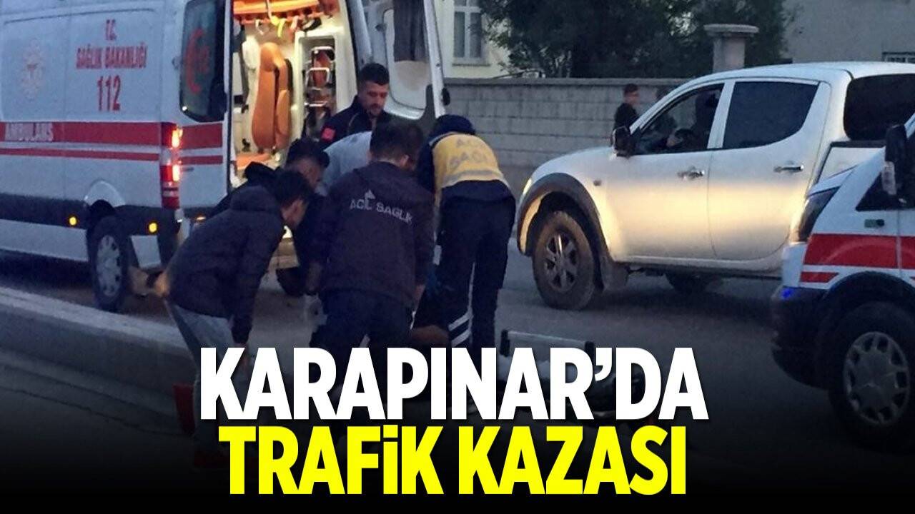 Karapınar'da trafik kazası: 2 yaralı