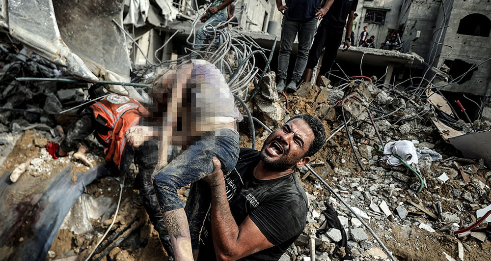 İşgalci israil'in katliamı 18. günde de devam ediyor