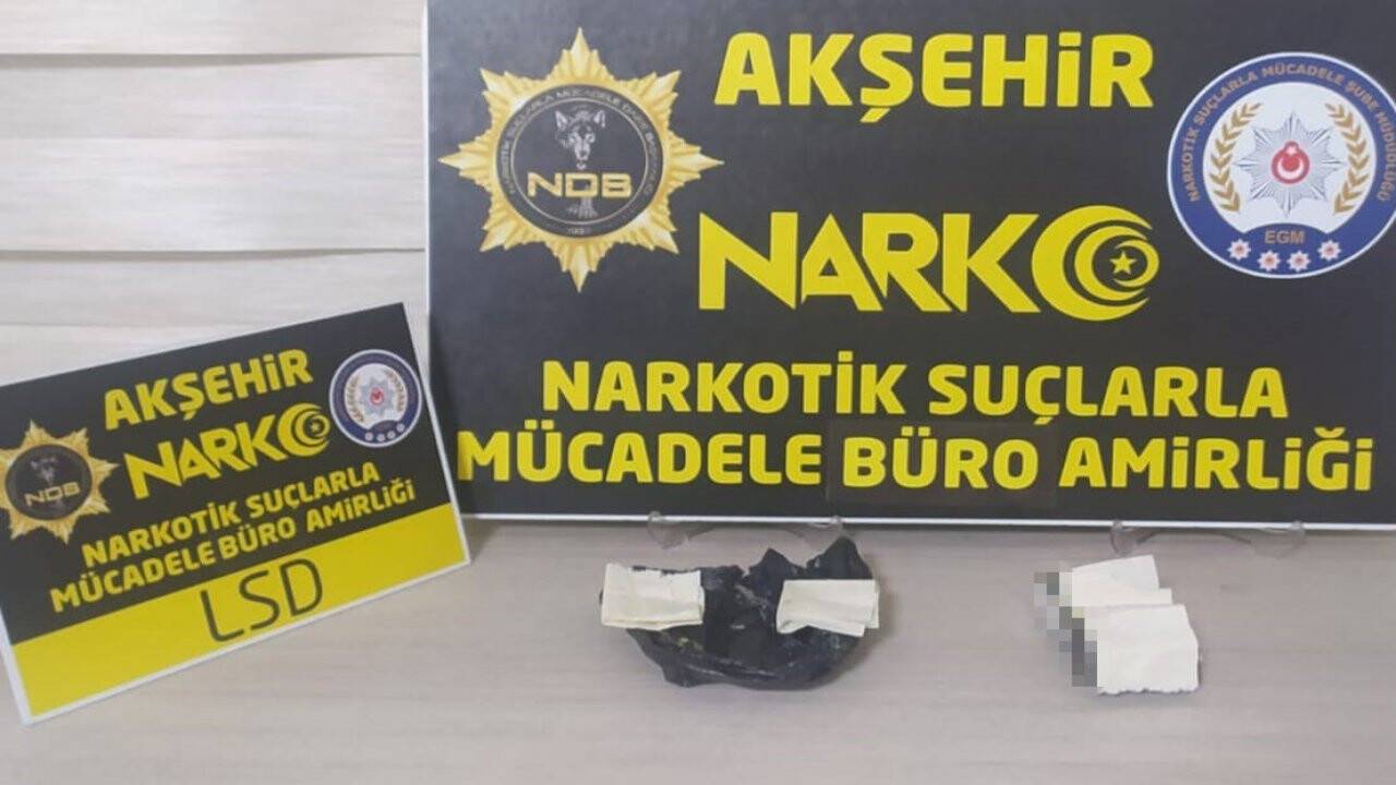 Konya’da 200 kullanımlık uyuşturucu ele geçirildi