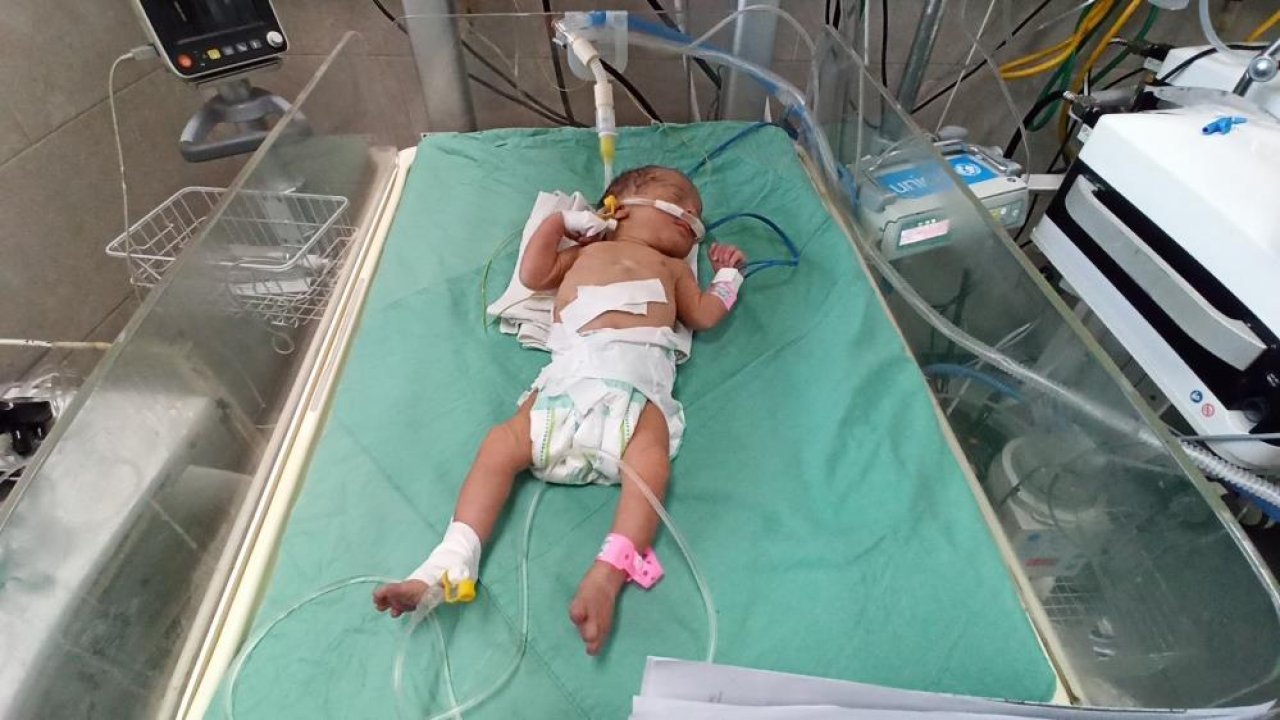 Gazze'deki prematüreler ölüm riskiyle karşı karşıya