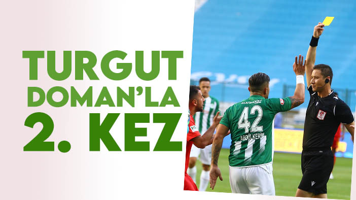 Turgut Doman 2. kez Konyaspor'un maçını yönetecek