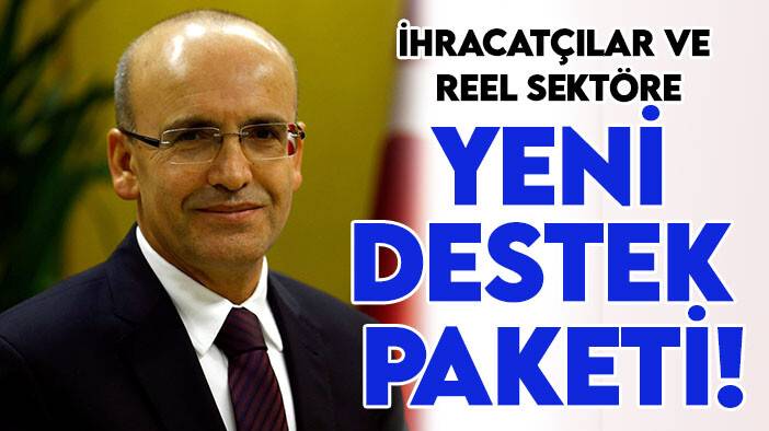 Bakan Şimşek müjdeyi verdi: İhracatçılar ve reel sektöre yeni destek paketi!