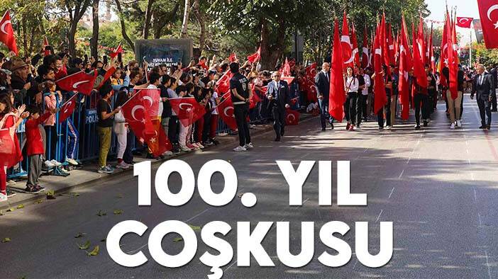 Konya'da 100. yıl coşkusu