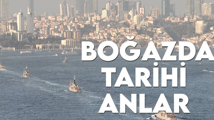 Tarihi Anlar: Türk donanmasının İstanbul Boğazı’ndan 100 gemiyle geçti