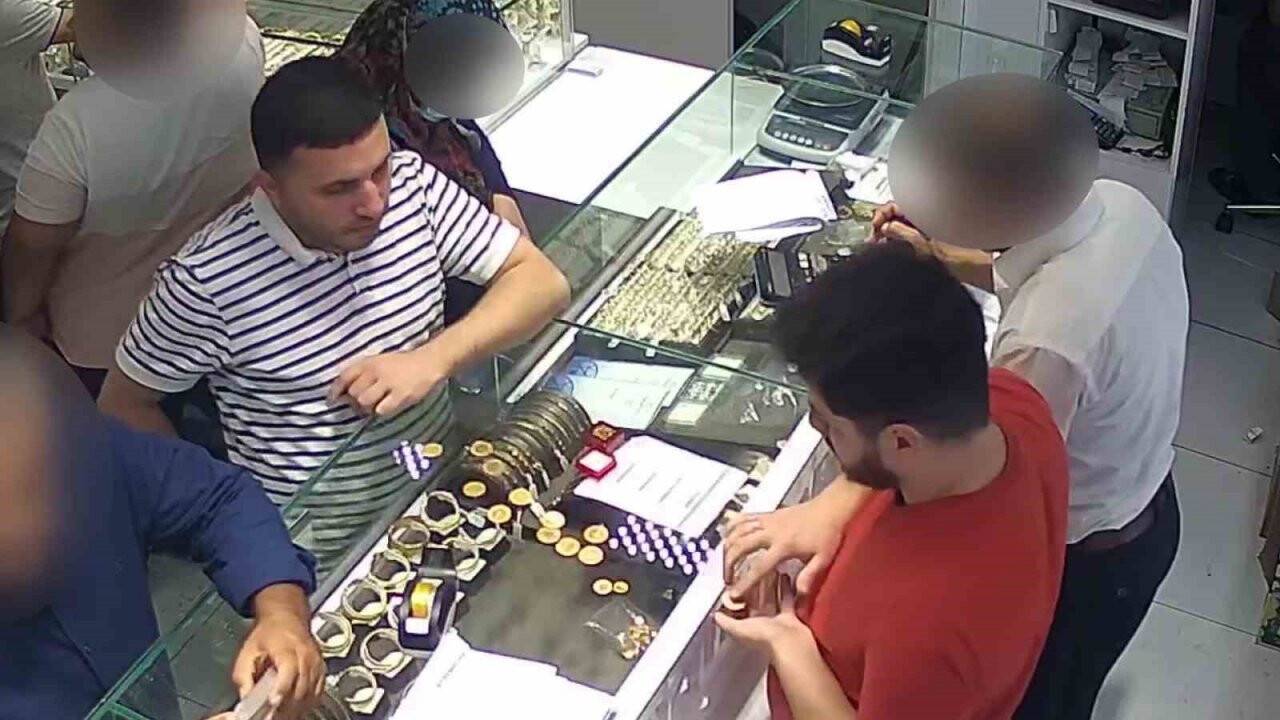 Sazan Sarmalı çetesinden milyonluk vurgun! Anlaştıkları kuyumcudan parayı altına çevirmişler