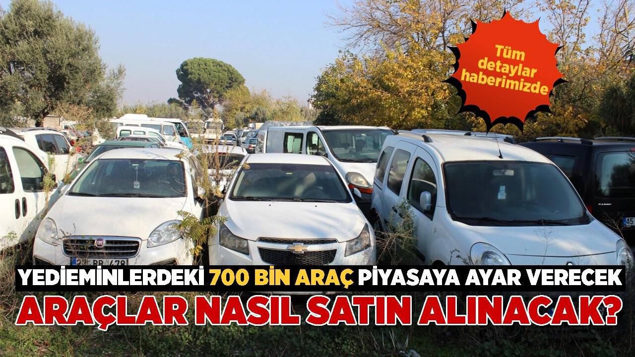 Yedieminlerdeki 700 bin araç, piyasaya ayar verecek! Gümrükteki araçlar nasıl alınacak?