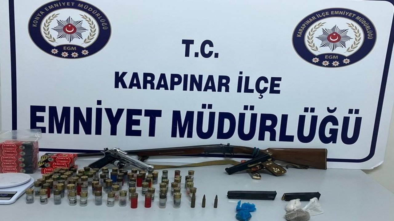 Konya’da uyuşturucu ticareti yapan şüpheli yakalandı