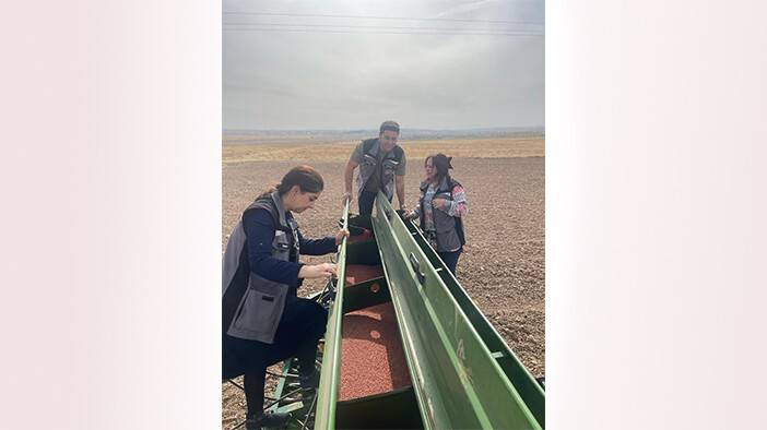 Taner ve Selçuklu Kırşehir’de ekildi