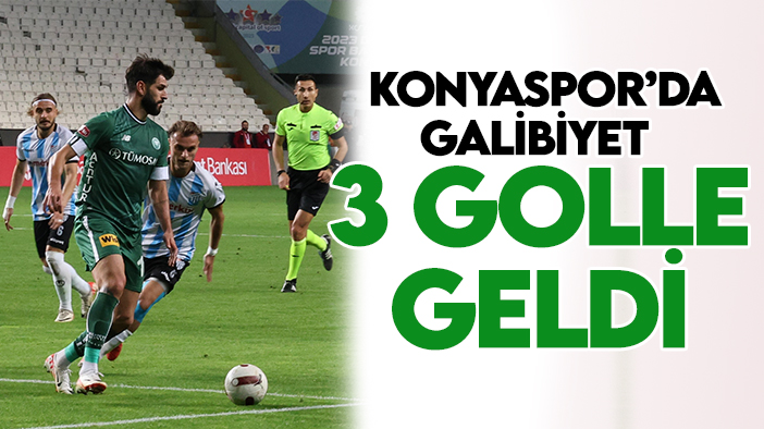 Konyaspor'da galibiyet 3 golle geldi