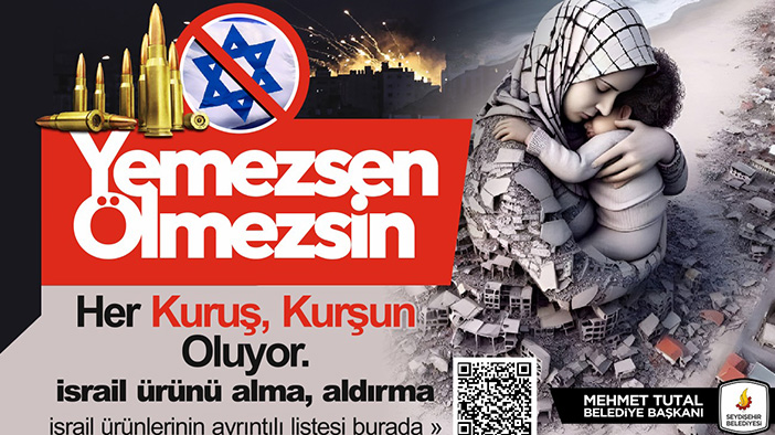 Konya'da bir belediye daha İsrail menşeili ürünleri yasakladı