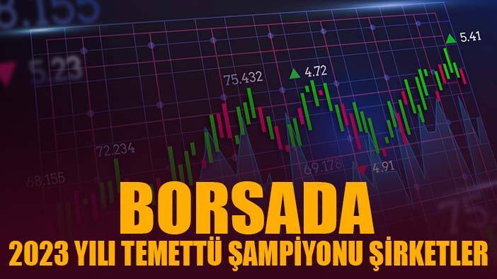 2023 Temettü Şampiyonu Şirketler