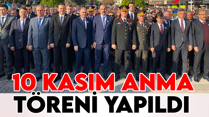Konya’da 10 Kasım anma töreni yapıldı