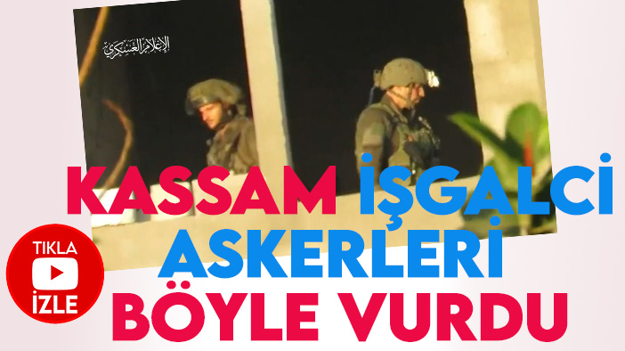 Kassam Tugayları işgalci israil askerlerini Yasin-105 roketi ile vurdu