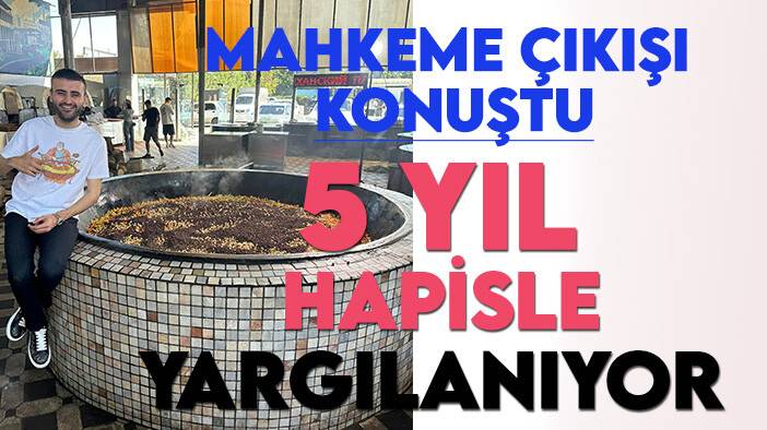 5 yıl hapis talebiyle yargılanan ünlü şef CZN Burak, mahkeme çıkışı konuştu