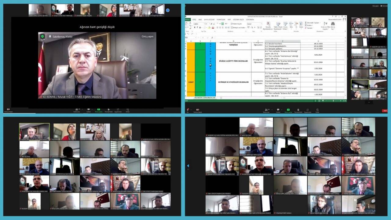 Konya'da "Dilimizin Zenginlikleri"  Bilgilendirme Toplantısı Yapıldı