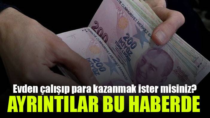 Evden ek gelir sahibi olmak ister misiniz? Evde ek iş imkanı için tıklayın!