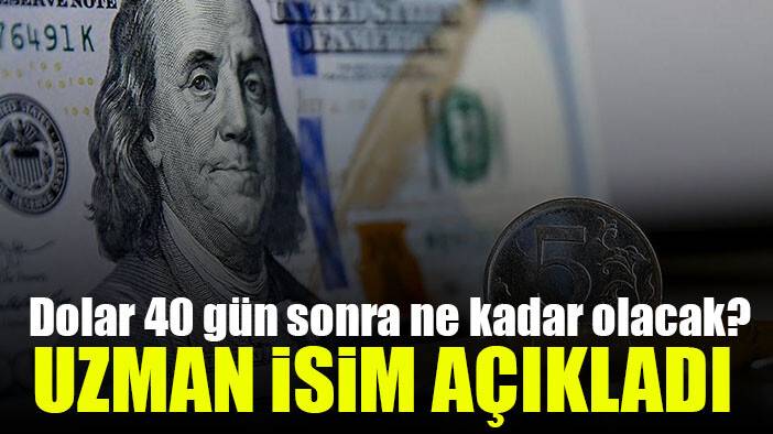 Uzman isim 40 gün sonra doların geleceği fiyatı açıkladı