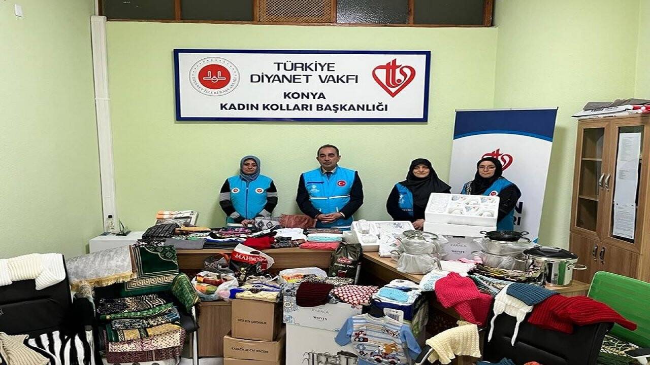 Konya'dan Filistinli ailelere anlamlı yardım