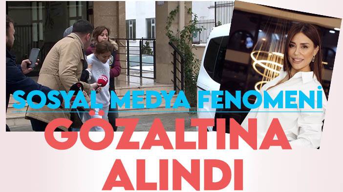 Adli kontrolle serbest kalan sosyal medya fenomeni Banu Parlak koşarak gitti!