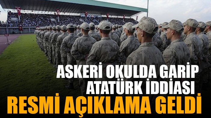 Askeri okulda 'Atatürk kavgası' yalan çıktı