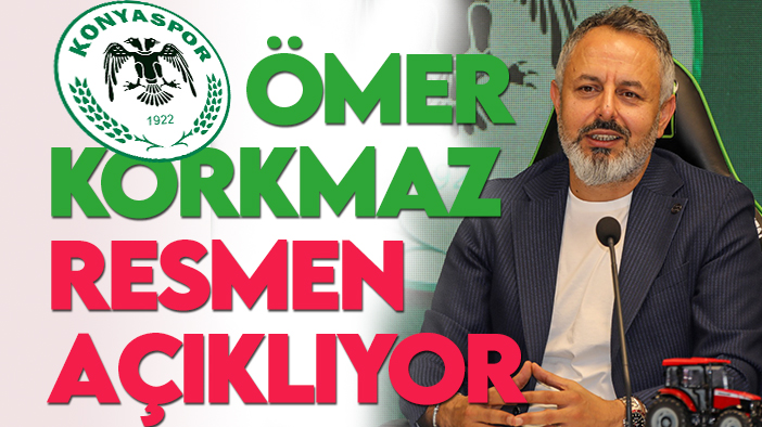 Listesi şekillendi: Ömer Korkmaz, "Konyaspor Başkan Adaylığını" resmen açıklıyor