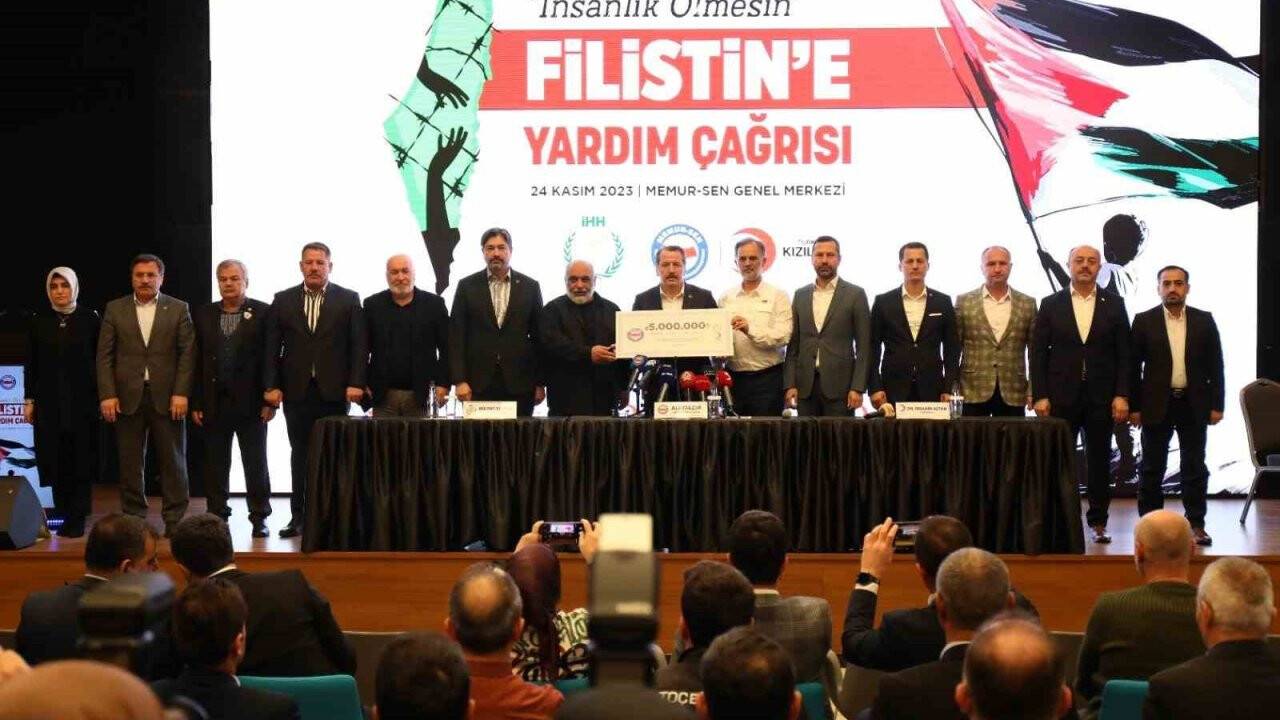 Memur-Sen’den Gazze için yardım kampanyası