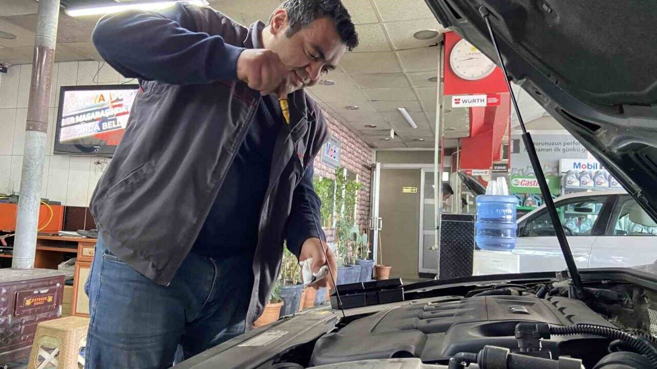 Konya sürücüleri kışa hazırlanıyor