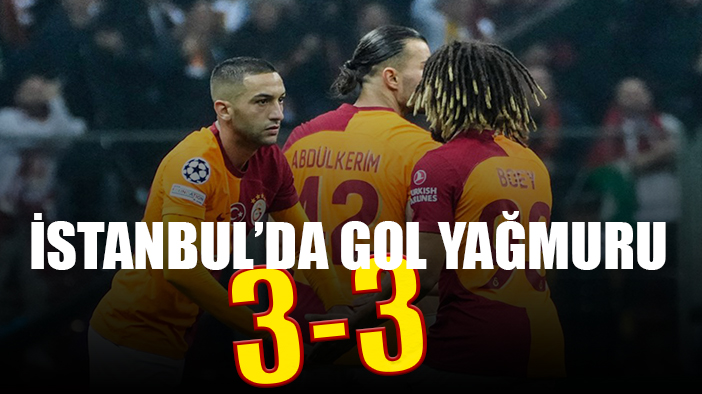 Galatasaray, Manchester United ile berabere kaldı: 3-3
