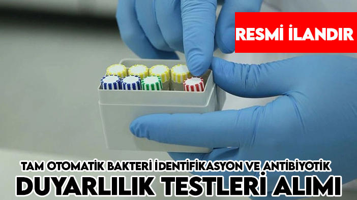 Konya Meram Devlet Hastanesi Başhekimliği tam otomatik bakteri identifikasyon ve antibiyotik duyarlılık testleri alımı