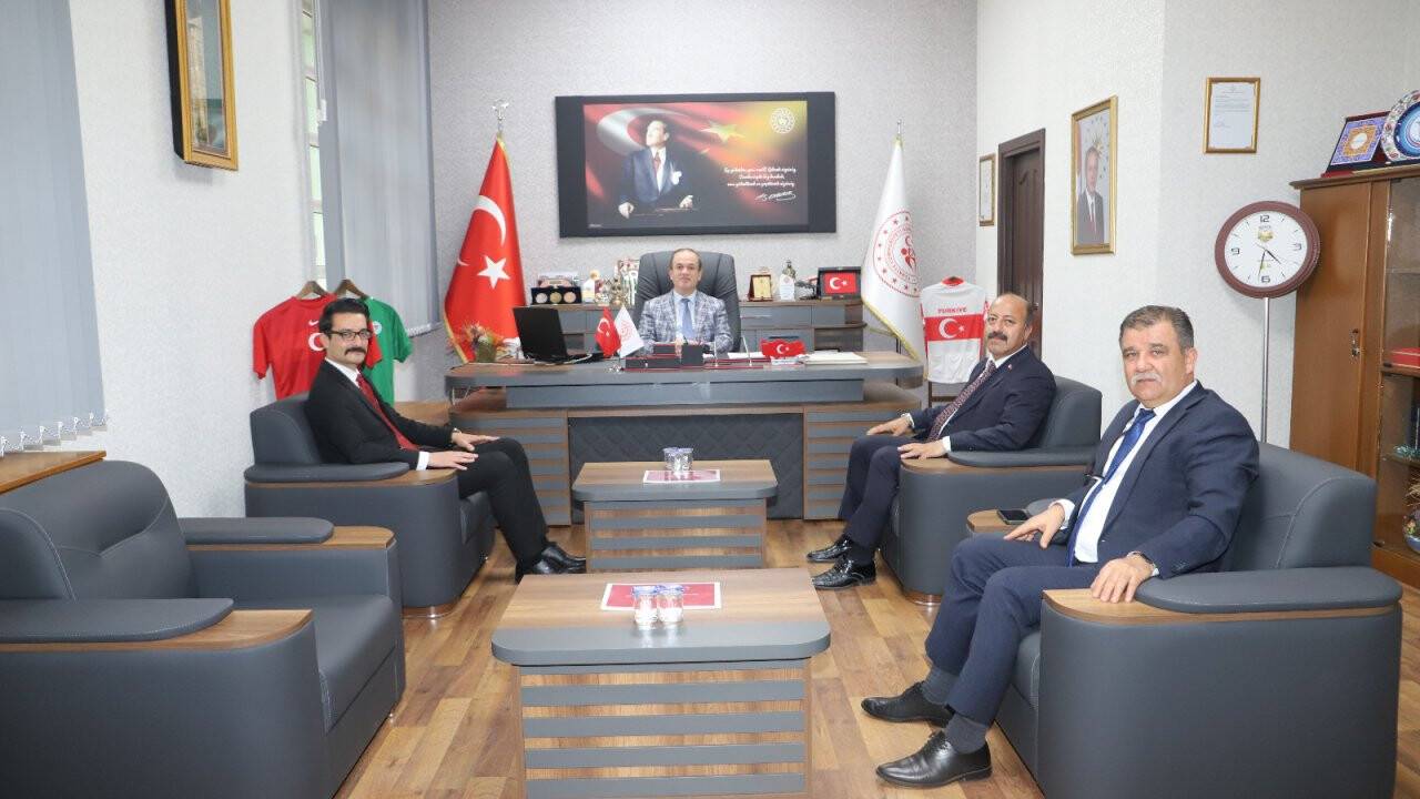 Halkapınar Kaymakamı ve Belediye Başkanının Konya'da kurum ziyaretleri