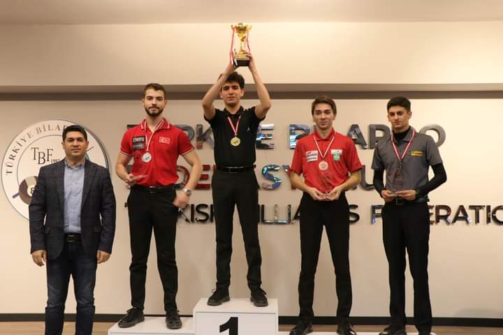 Konyalı genç bilardocu Türkiye şampiyonu