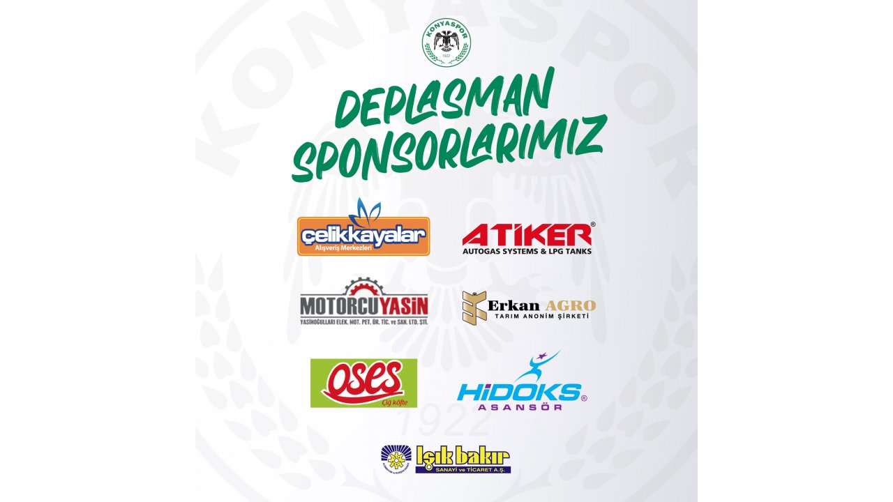 Konyaspor'dan İstanbul sponsorlarına teşekkür
