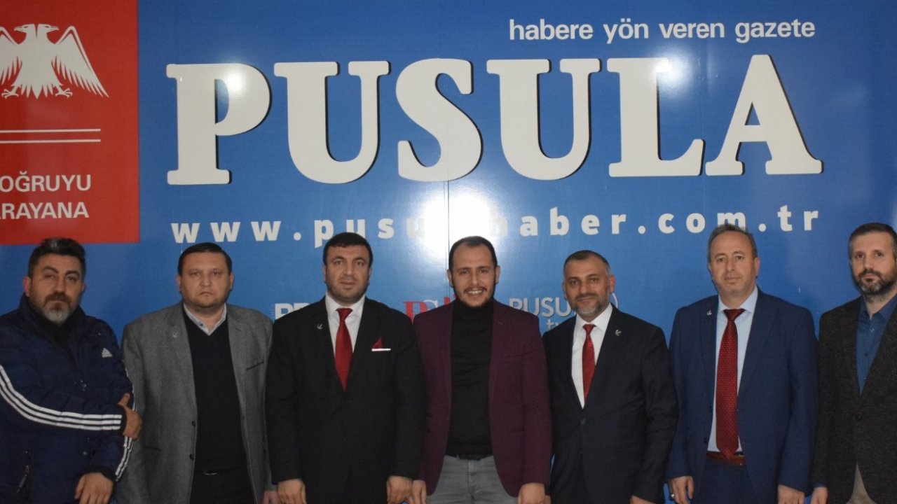 Yeniden Refah Partisi'nden  Pusula Gazetesi'ne ziyaret