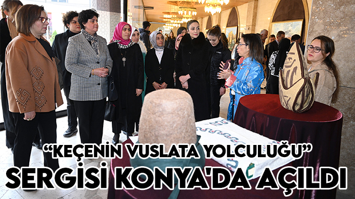 “Keçenin Vuslata Yolculuğu” sergisi Konya'da açıldı
