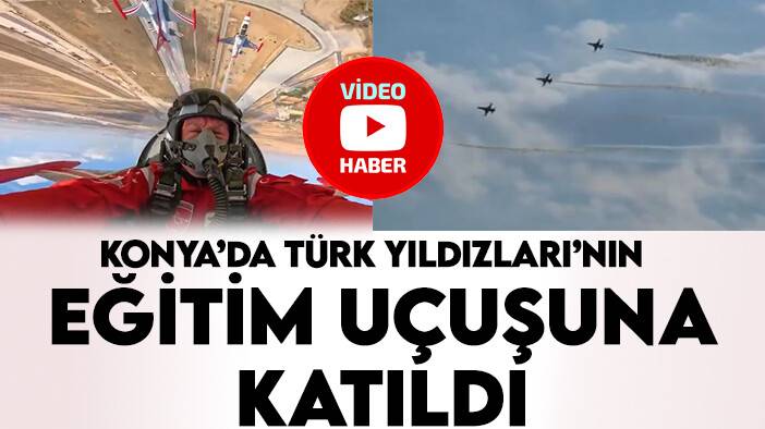 Hava Kuvvetleri Komutanı Orgeneral Kadıoğlu, Konya'da  Türk Yıldızları kokpitinde
