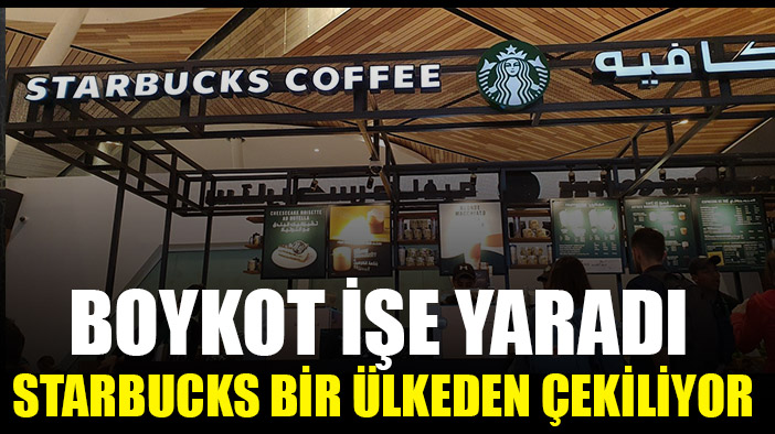 Boykot işe yaradı! Starbucks bir ülkeden çekilme kararı aldı