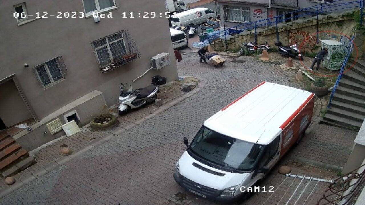 Cihangir’de 12 saat boyunca kumbarayı soyan hırsızı polis 2 saatte yakaladı